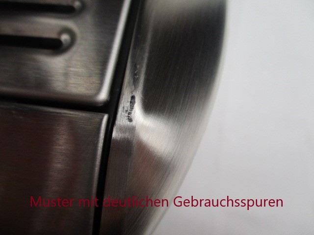 Deutliche Gebrauchsspuren: Oracle Edelstahl SES980BSS
