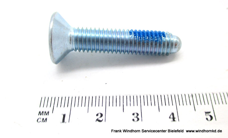 M8 1.25x30 Countersunk Machine Screw