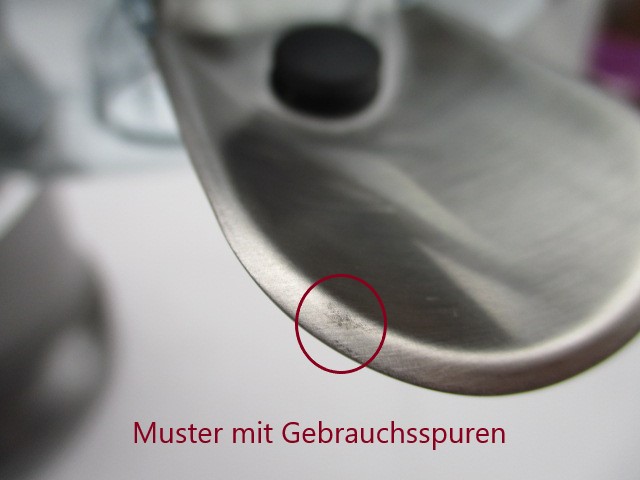 Gebrauchsspuren: Citrus Press Edelstahl SCP600SIL