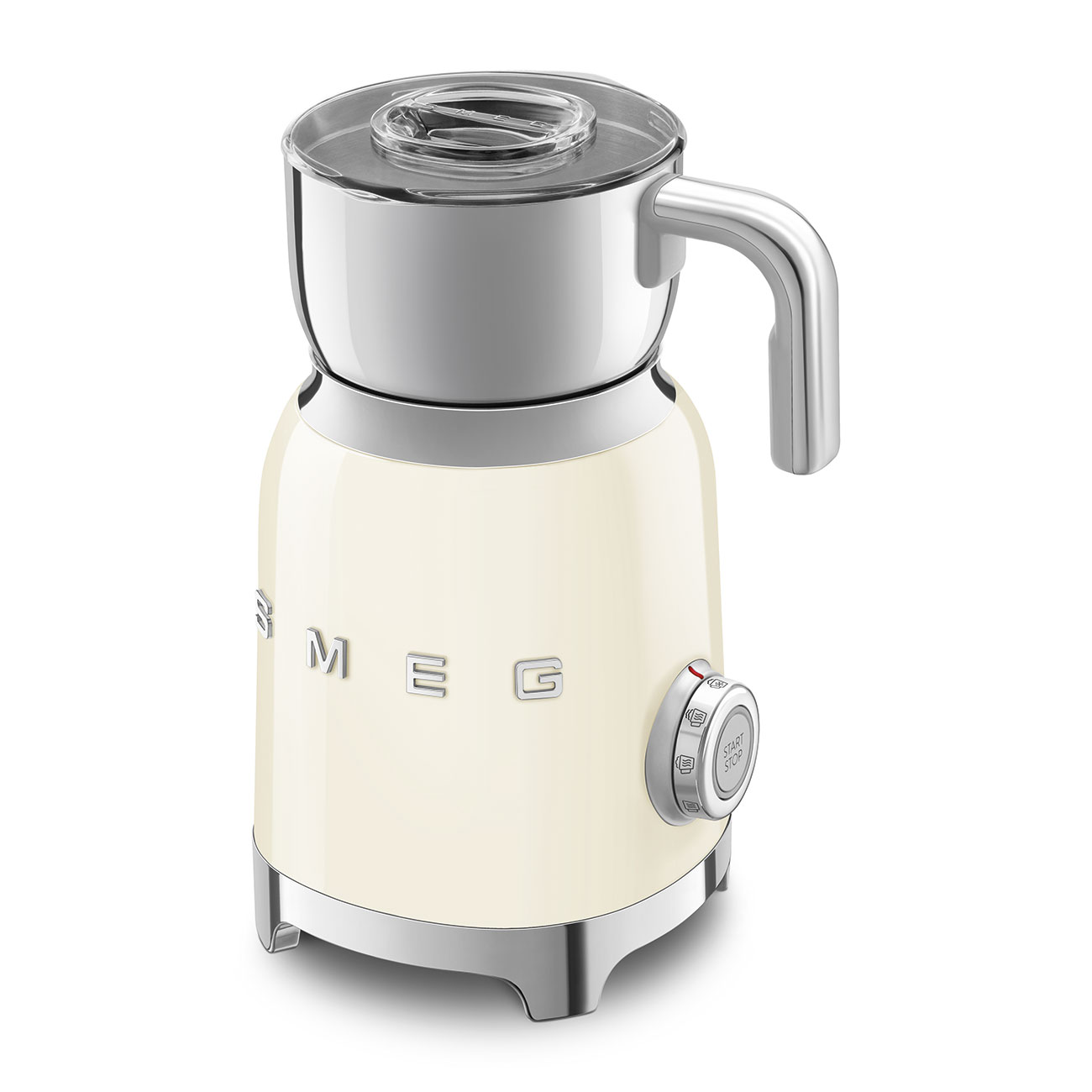 Leichte Gebrauchsspuren: SMEG MFF11CR Milchaufschäumer Creme