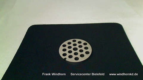 Kenwood KW658510 Lochscheibe 8 mm für Fleischwolf