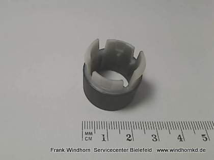 Abdeckung Knopf / schwarz