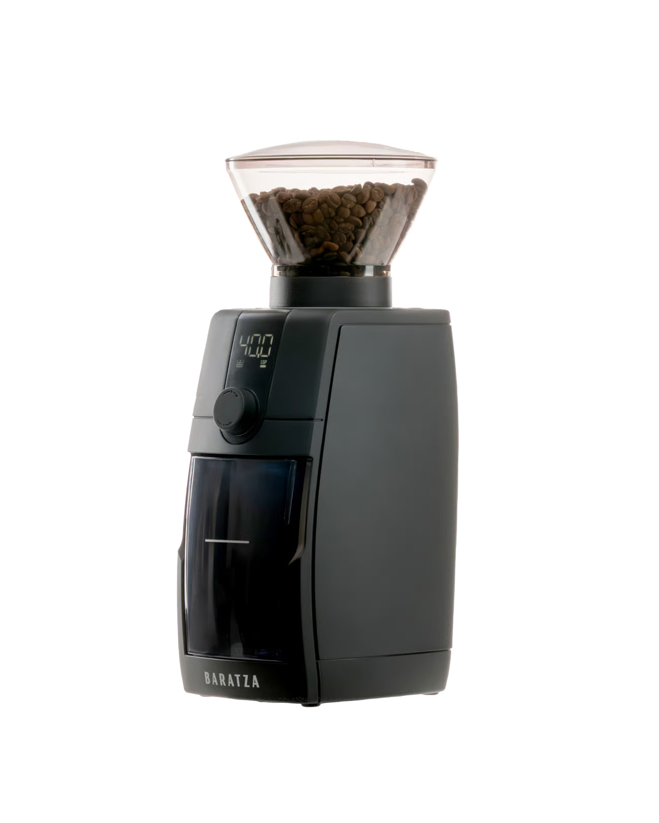 Deutliche Gebrauchsspuren: Encore ESP Pro Kaffeemühle schwarz