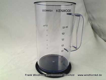 Mixbehälter 0.75L incl. Gummifuß / Deckel 
