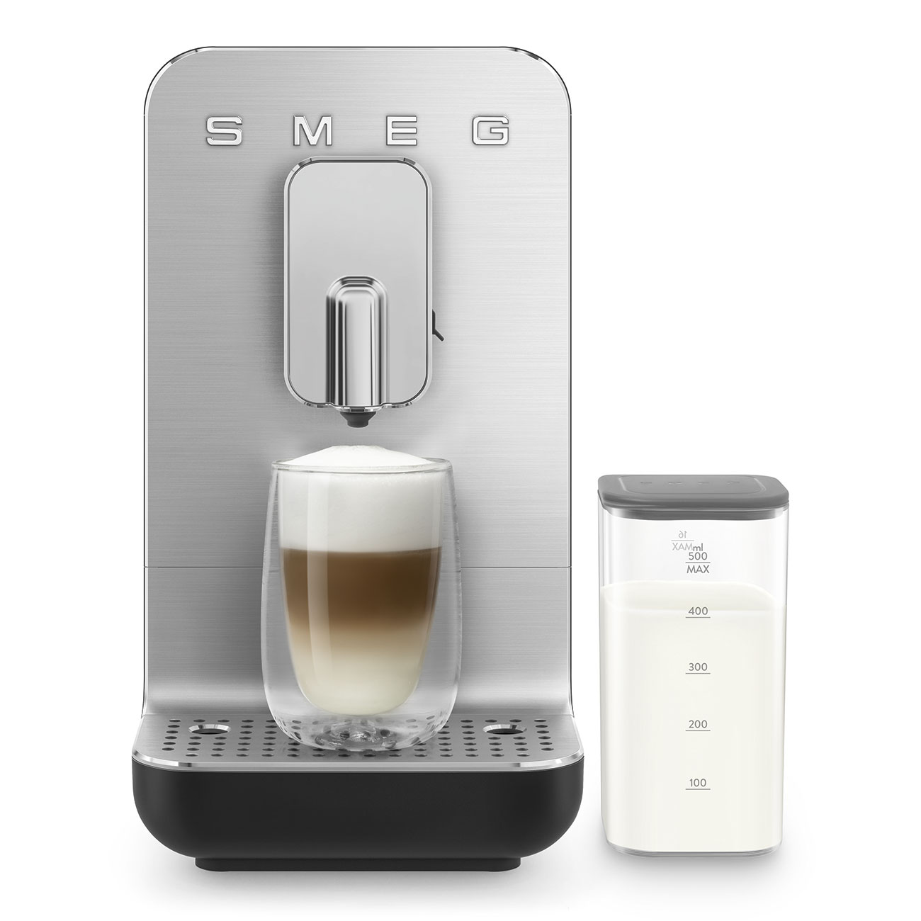 Leichte Gebrauchsspuren: Kaffeevollautomat mit Milch Schwarz 