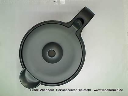 Glaskanne m.Deckel sw. CM020