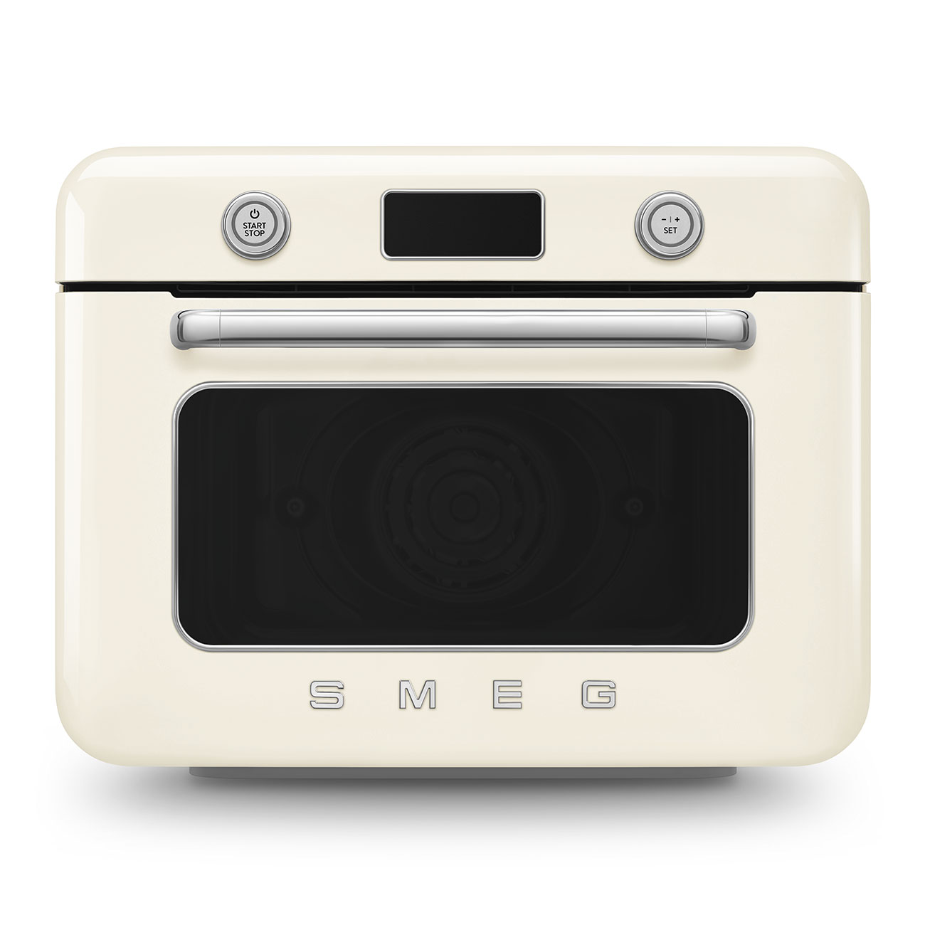 Gebraucht-Wie Neu: SMEG COF01CR Kombi-Dampfbackofen creme