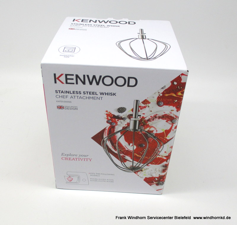 Kenwood AW20011057 Schneebesen – Original Rührbesen für Chef