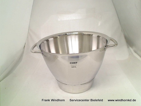 Edelstahlschüssel 4,6 Liter Chef Titanium