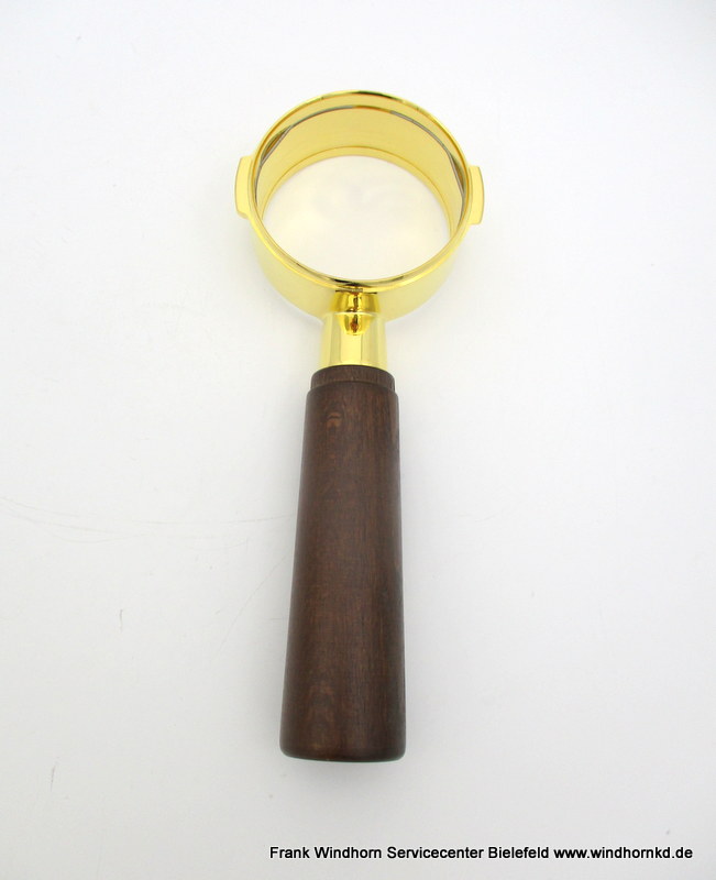 Filter holder assembly fascino gold/plated/wooden