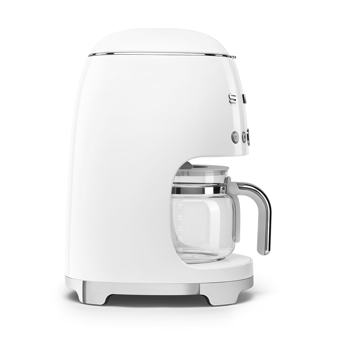 Gebraucht-Wie Neu: Smeg Filterkaffeemaschine Weiß 50's DCF02WH
