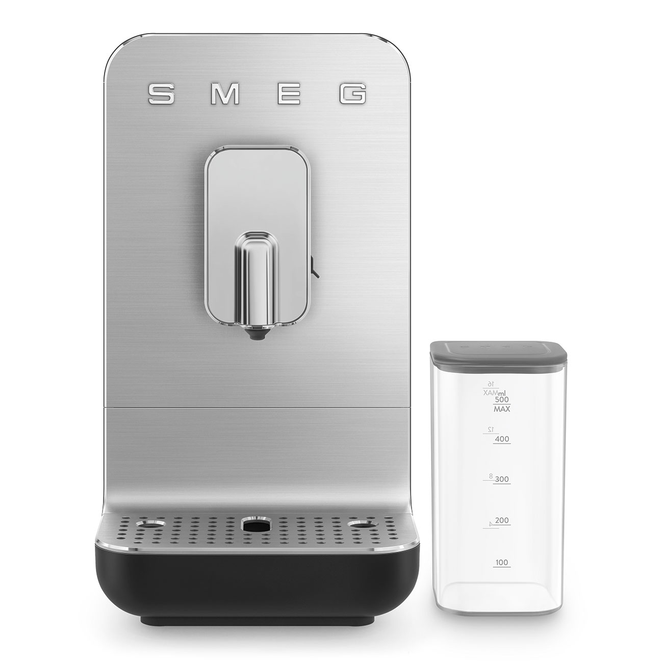 Deutliche Gebrauchsspuren: Kaffeevollautomat mit Milch Schwarz