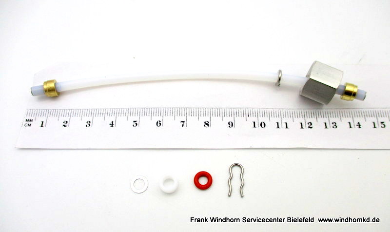 Tube from the steam pump to the steam boiler