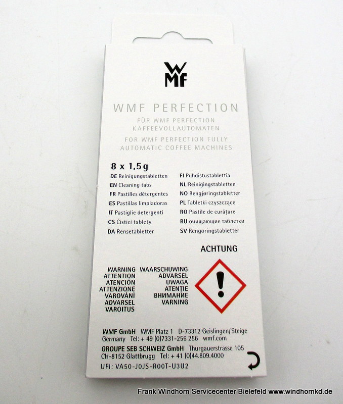 WMF Perfection Reinigungstabletten XW131000 – Original Tabs