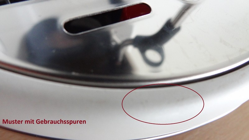 Gebrauchsspuren: Bambino Plus Perlweiß SES500SST