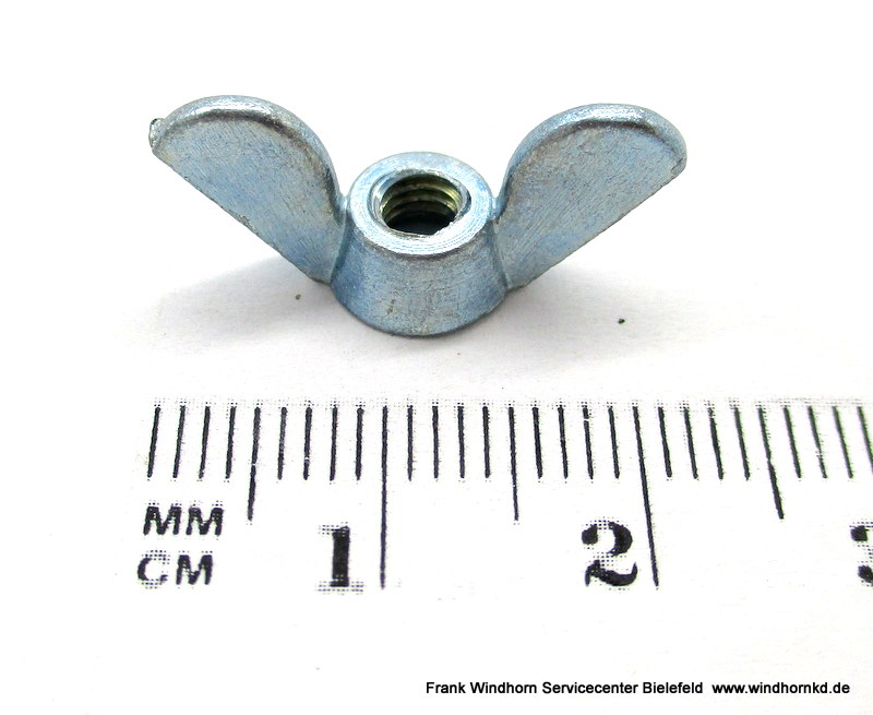 M4 left hand thread wing nut