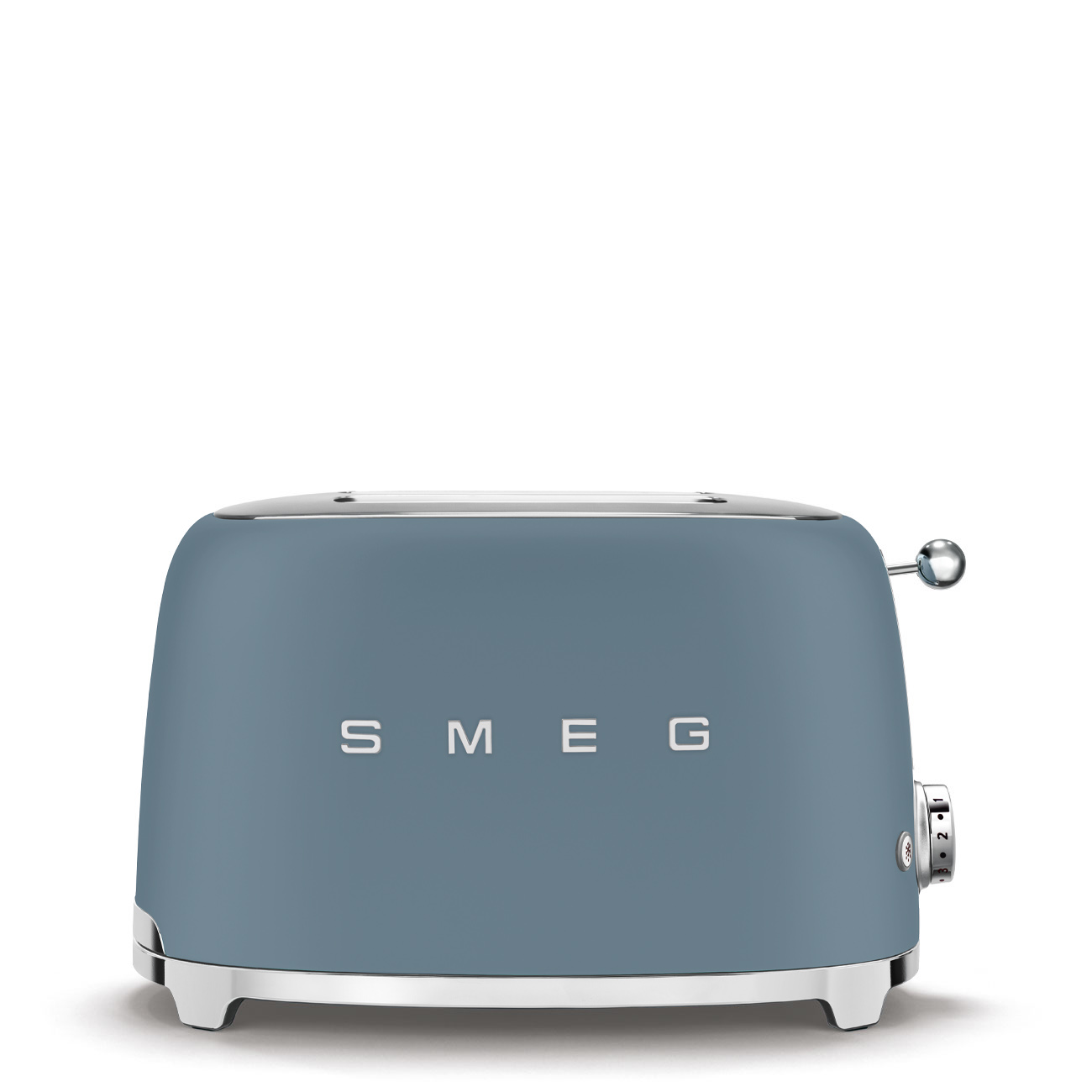 Leichte Gebrauchsspuren: SMEG 2-Slice Toaster Sturm blau Matt