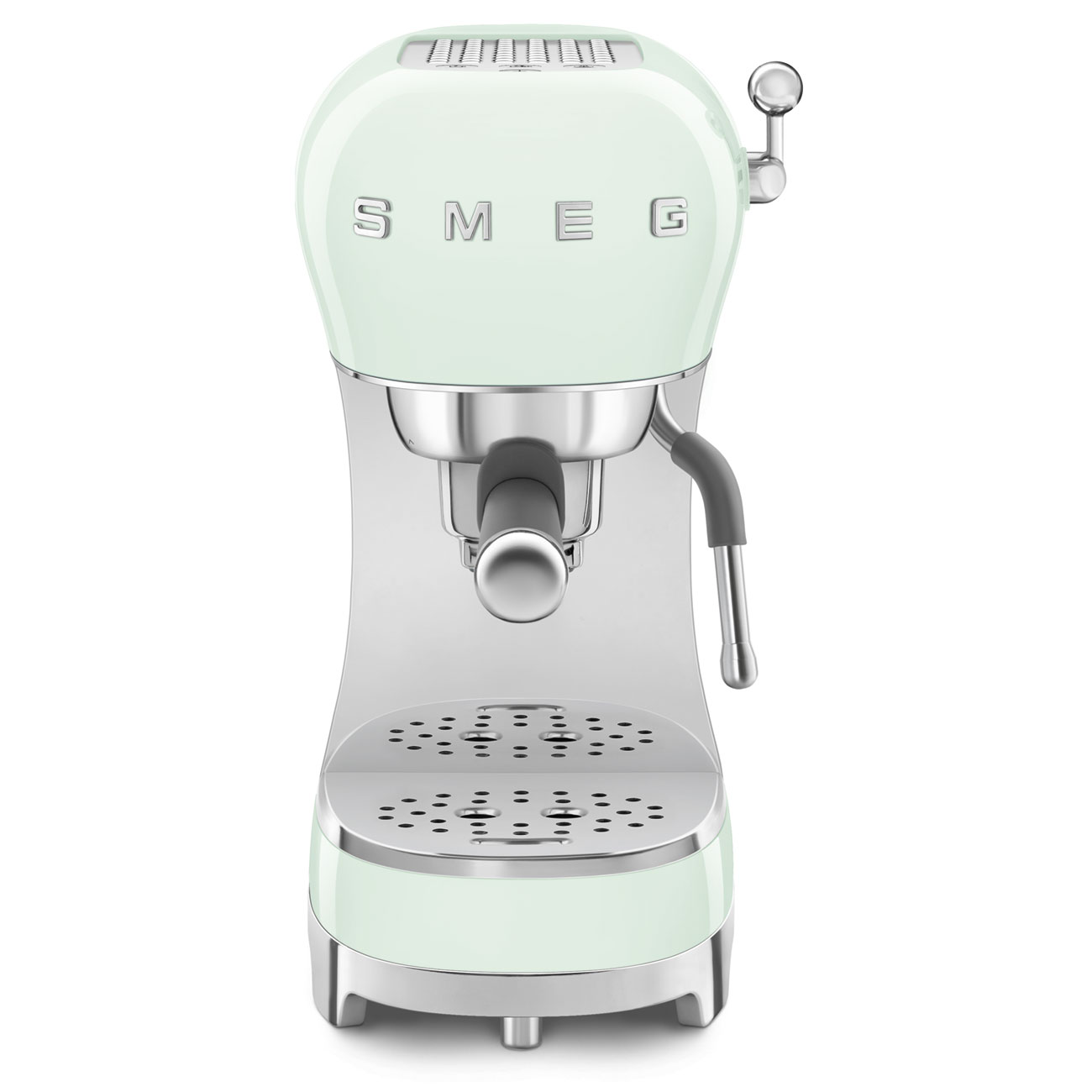 Used—Like New: SMEG ECF02PG Espresso Machine, Pastel Green
