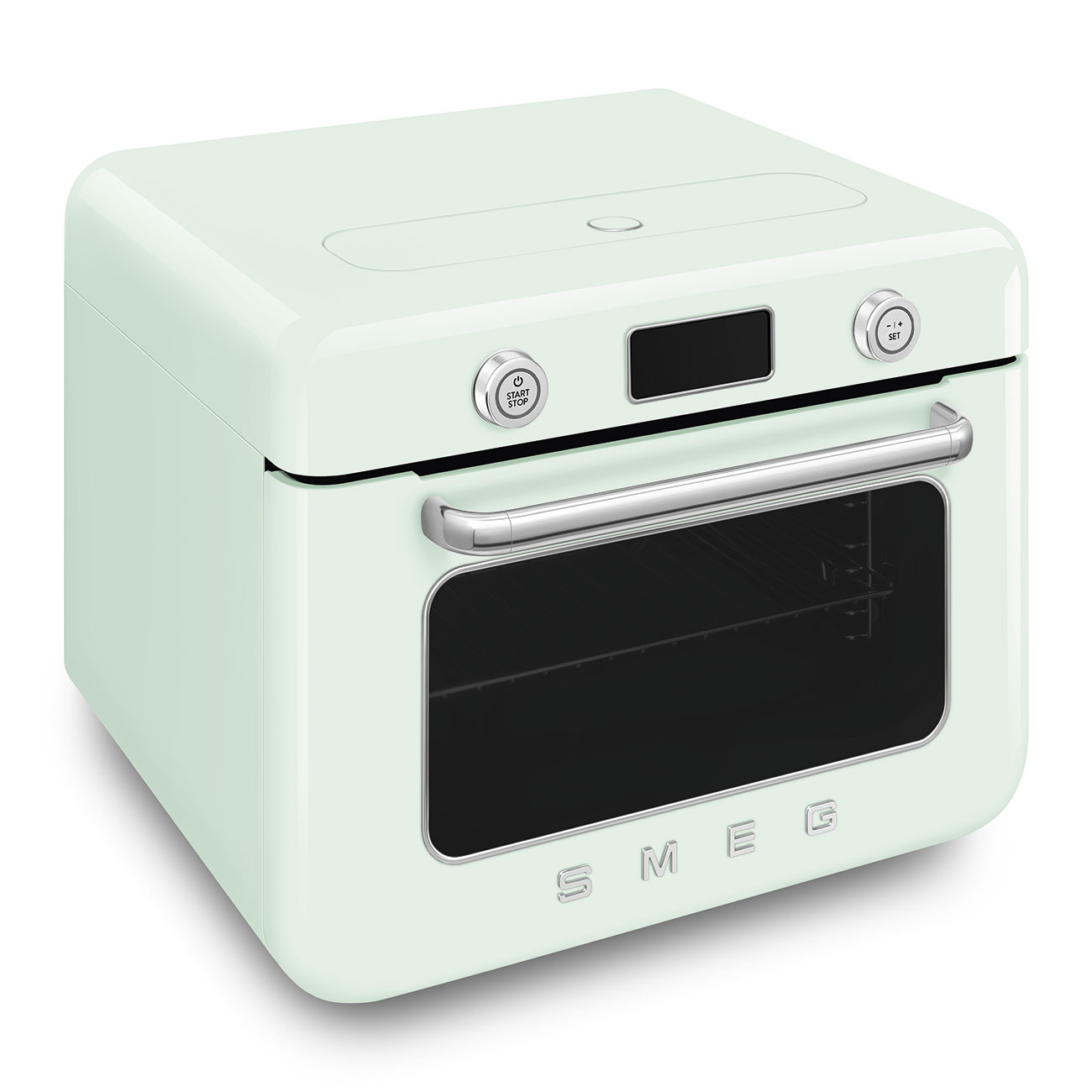 Leichte Gebrauchsspuren: SMEG COF01PG Dampfbackofen Pastellgrün