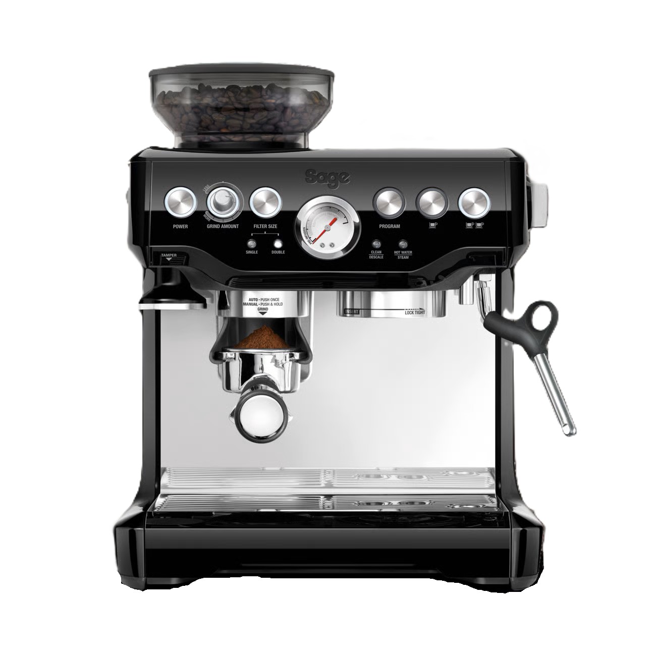 Gebrauchsspuren: Barista Express Schwarz glänzend SES870