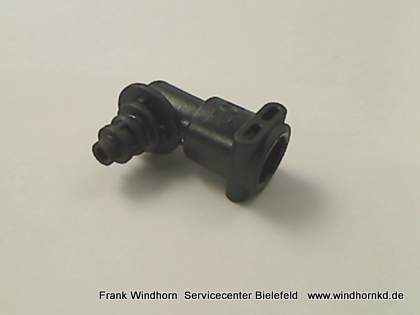 Anschluss 90° schwarz