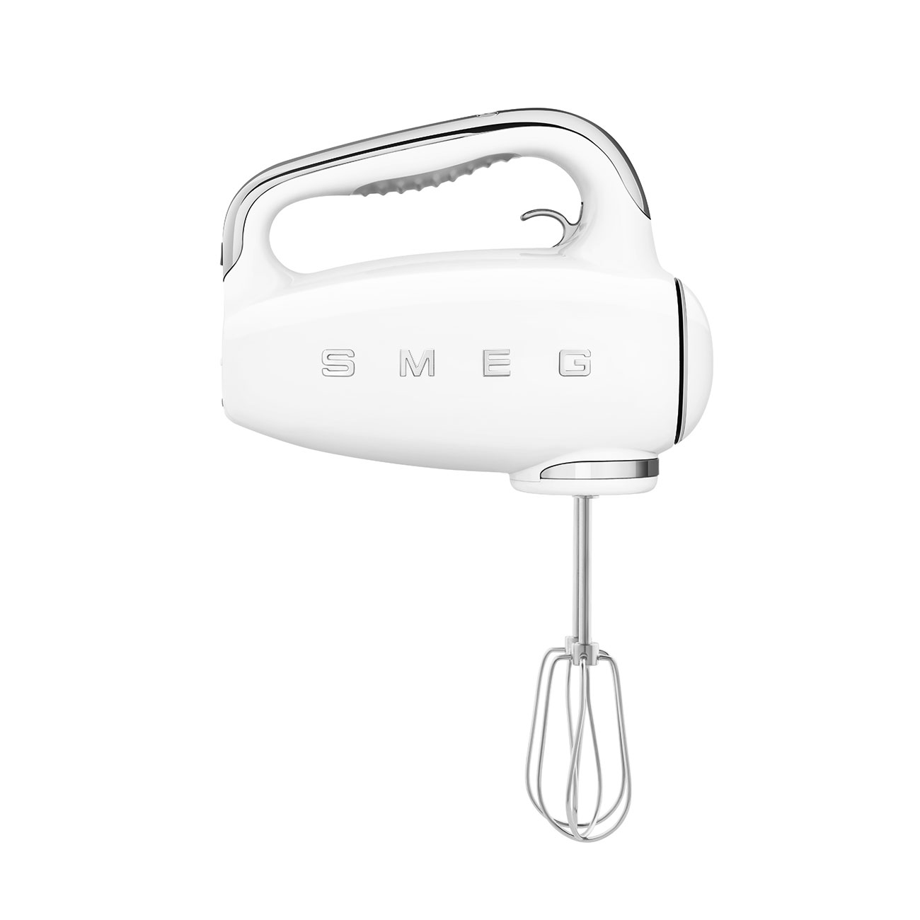 Leichte Gebrauchsspuren:SMEG HMF01WH Handmixer 50's weiß