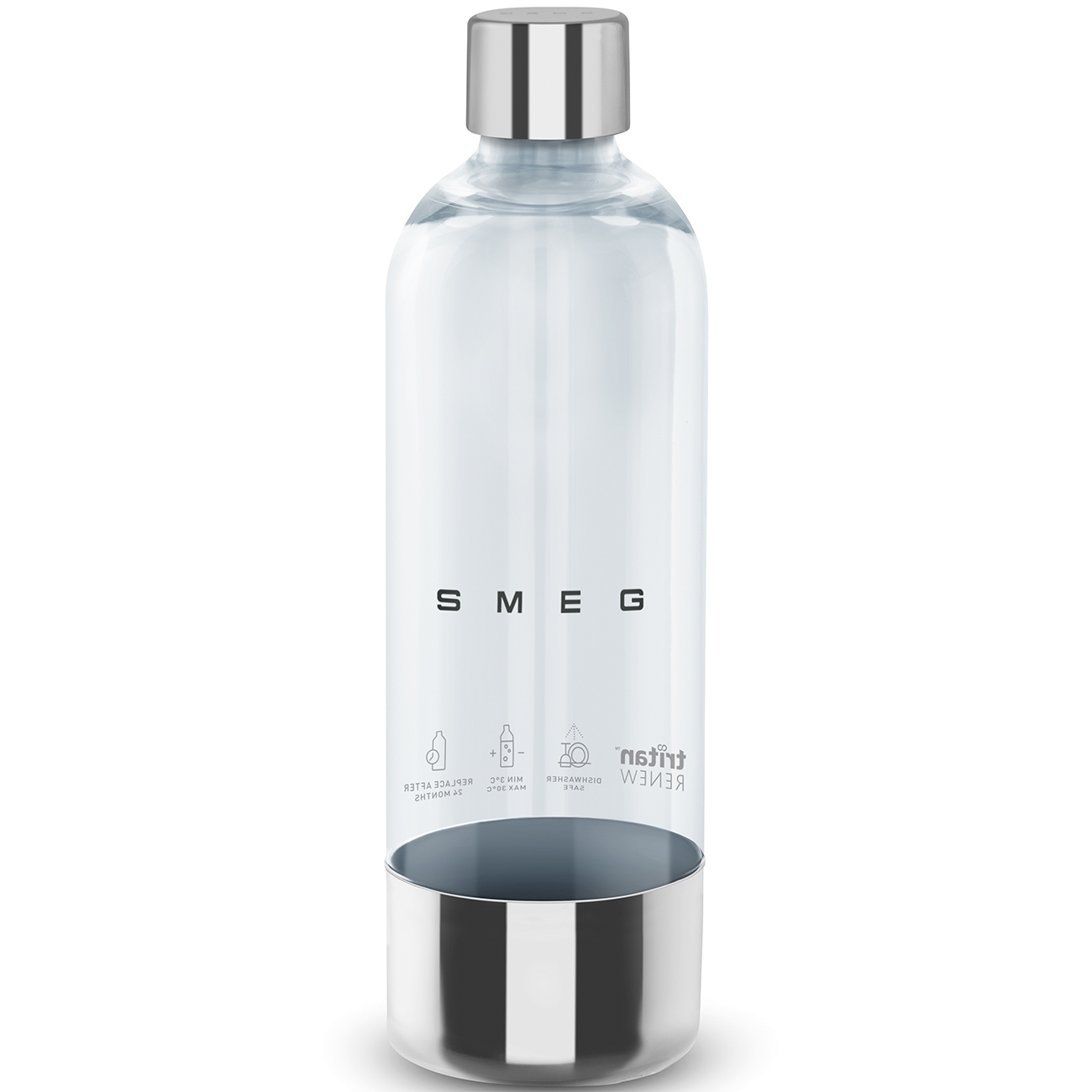 Leichte Gebrauchsspuren: SMEG 50's Zusatzflasche für Soda Maker
