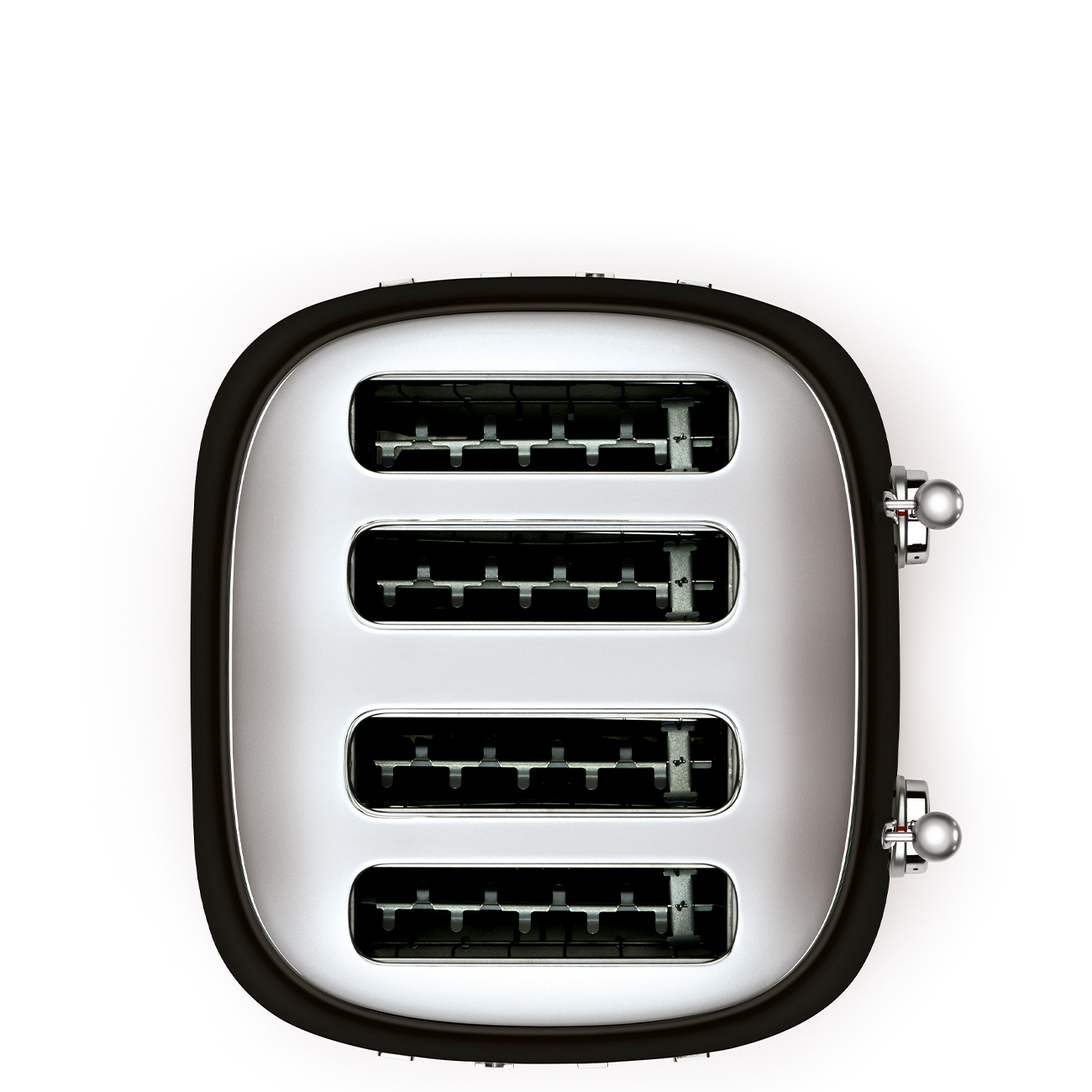 Leichte Gebrauchsspuren: SMEG Toaster TSF03BLEU 50's schwarz