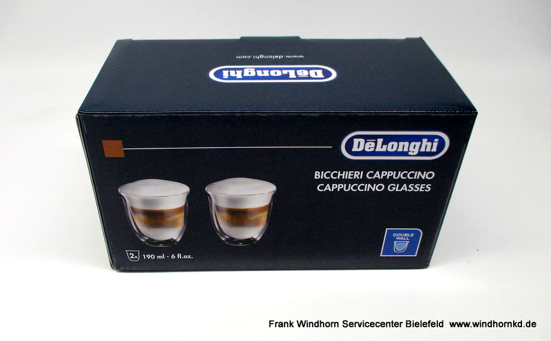 Doppelwandige Cappuccinogläser