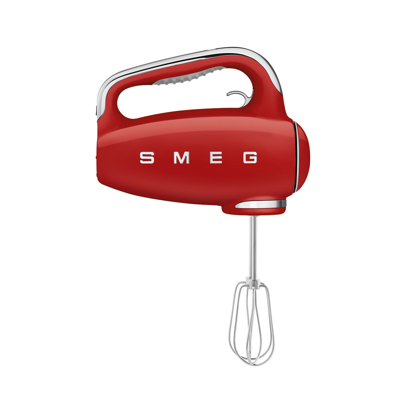 Leichte Gebrauchsspuren: SMEG HMF01RD Handmixer 50's rot