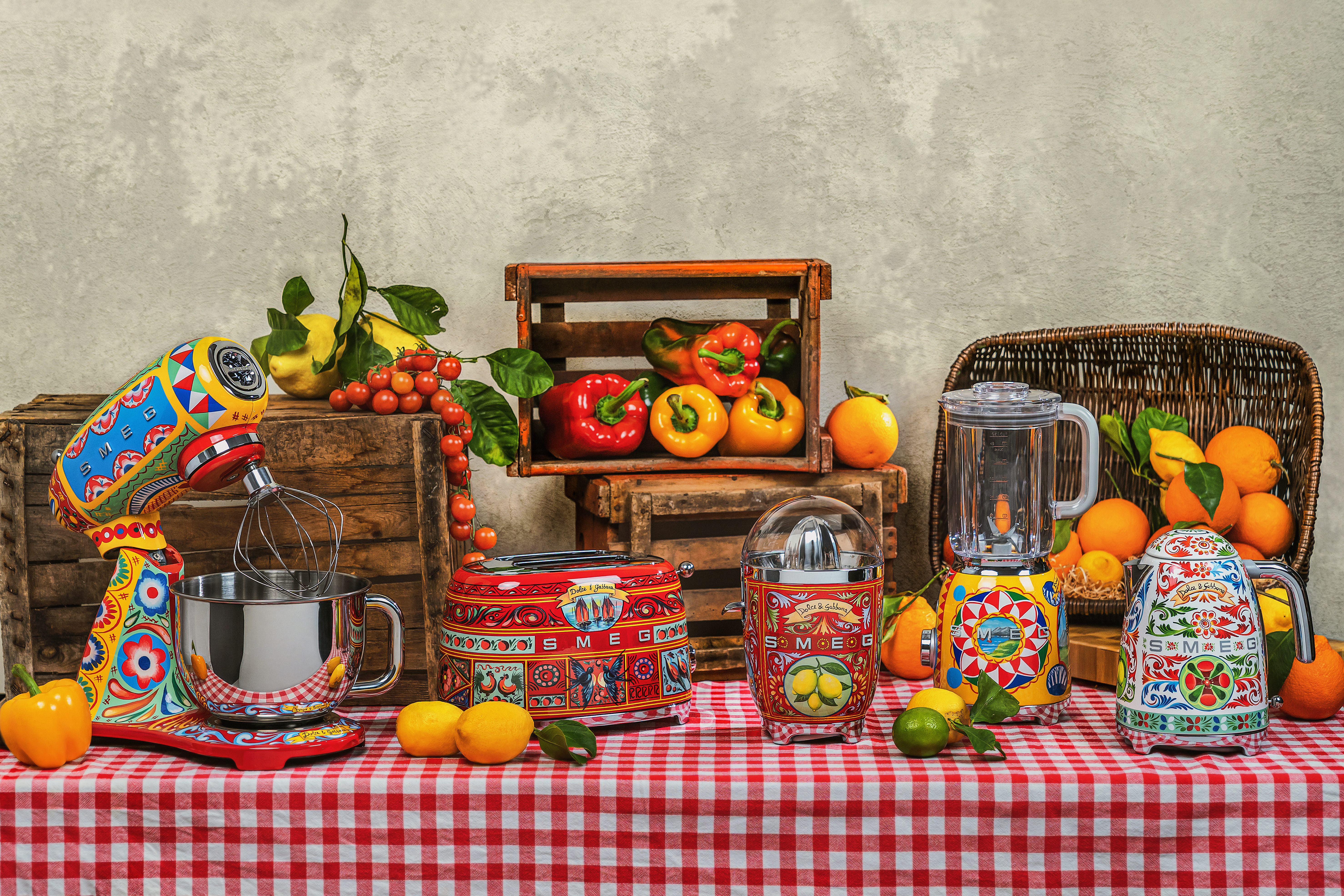 Deutliche Gebrauchsspuren: SMEG Toaster D&G Sicily is my love