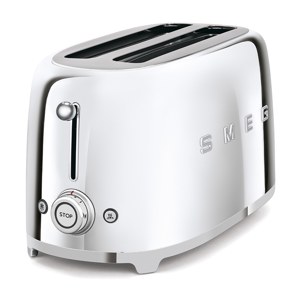 Gebraucht-Wie Neu: SMEG Toaster TSF02SSEU 50's Style silber