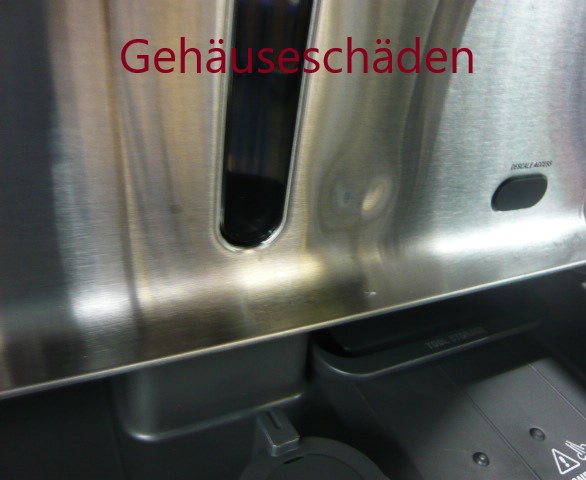 Gehäuseschäden: Oracle Edelstahl BES980UK !UK Stecker!