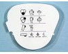 MED SPD OUTLET COVER SILVER KM