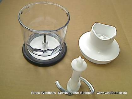 Zerkleinerer kpl., weiß (350 ml)