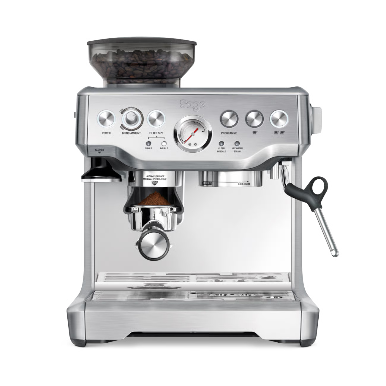 Deutliche Gebrauchsspuren: Barista Express Edelstahl SES870BSS