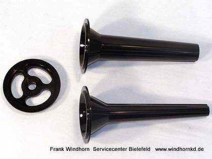 Wurstfüll-Vorsatz Schwarz für Fleischwolf