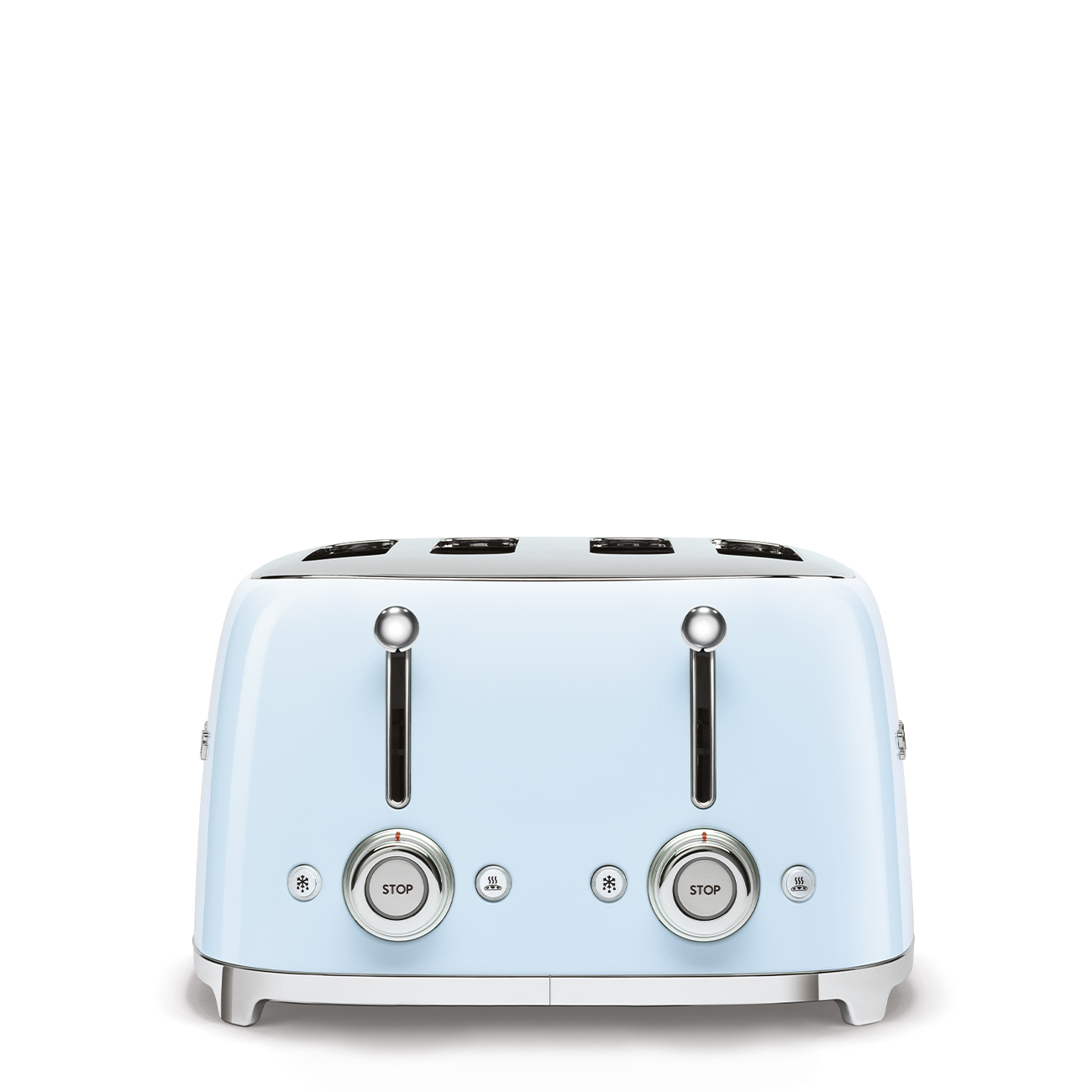 Gebrauchsspuren: SMEG Toaster TSF03PBEU 50's Style blau