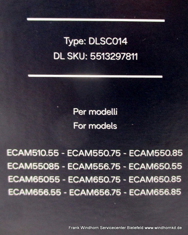 DeLonghi Milchbox für die ECAM 556/656 Serien DLSC014