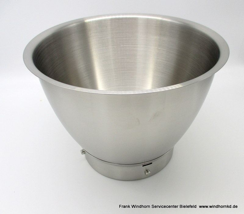 Edelstahlschüssel 5 Liter (gebürstet) Chef Baker 