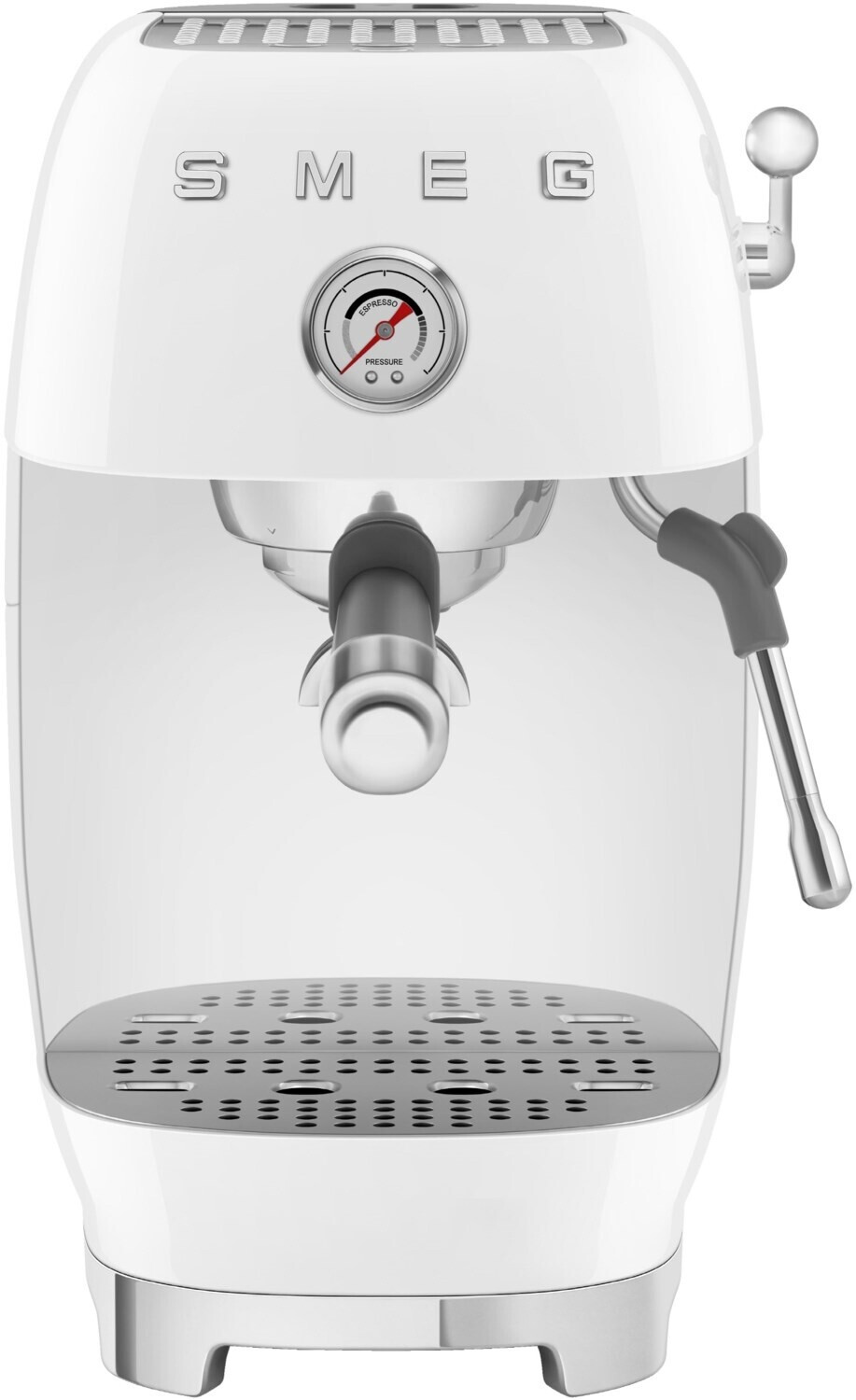 Gebrauchsspuren: SMEG Siebträgermaschine ECF03WHEU weiß