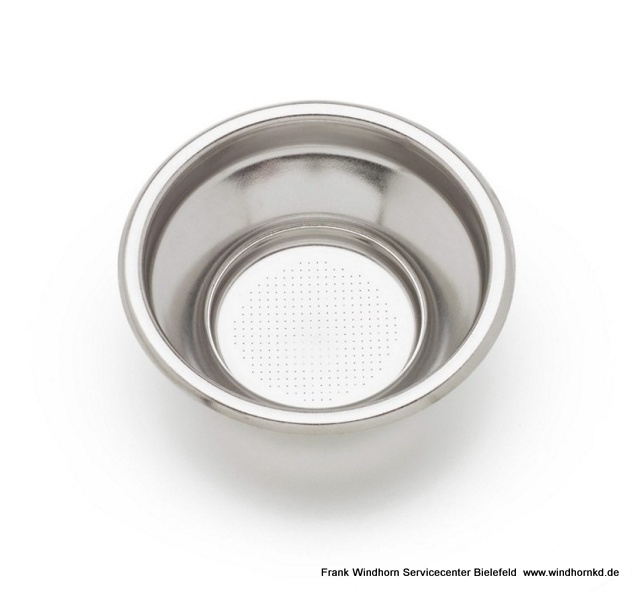 Eintassensieb doppelwandig 58mm
