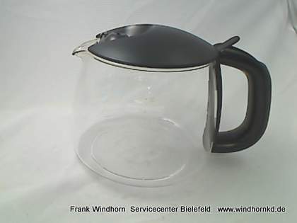 Glaskanne für die XP2000-Serie schwarz