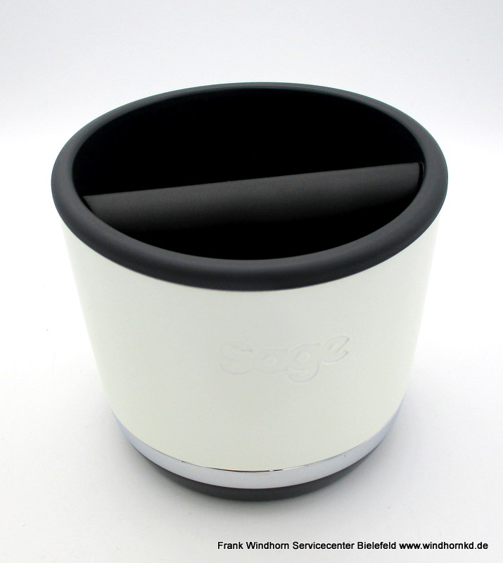 SAGE the Knock Box 10 White - Slightly Used