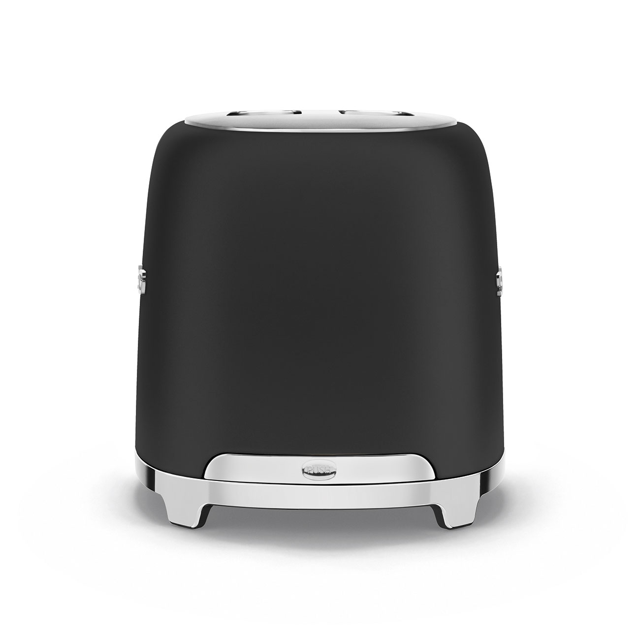 Slight signs of wear: SMEG 2-slice toaster, black matte