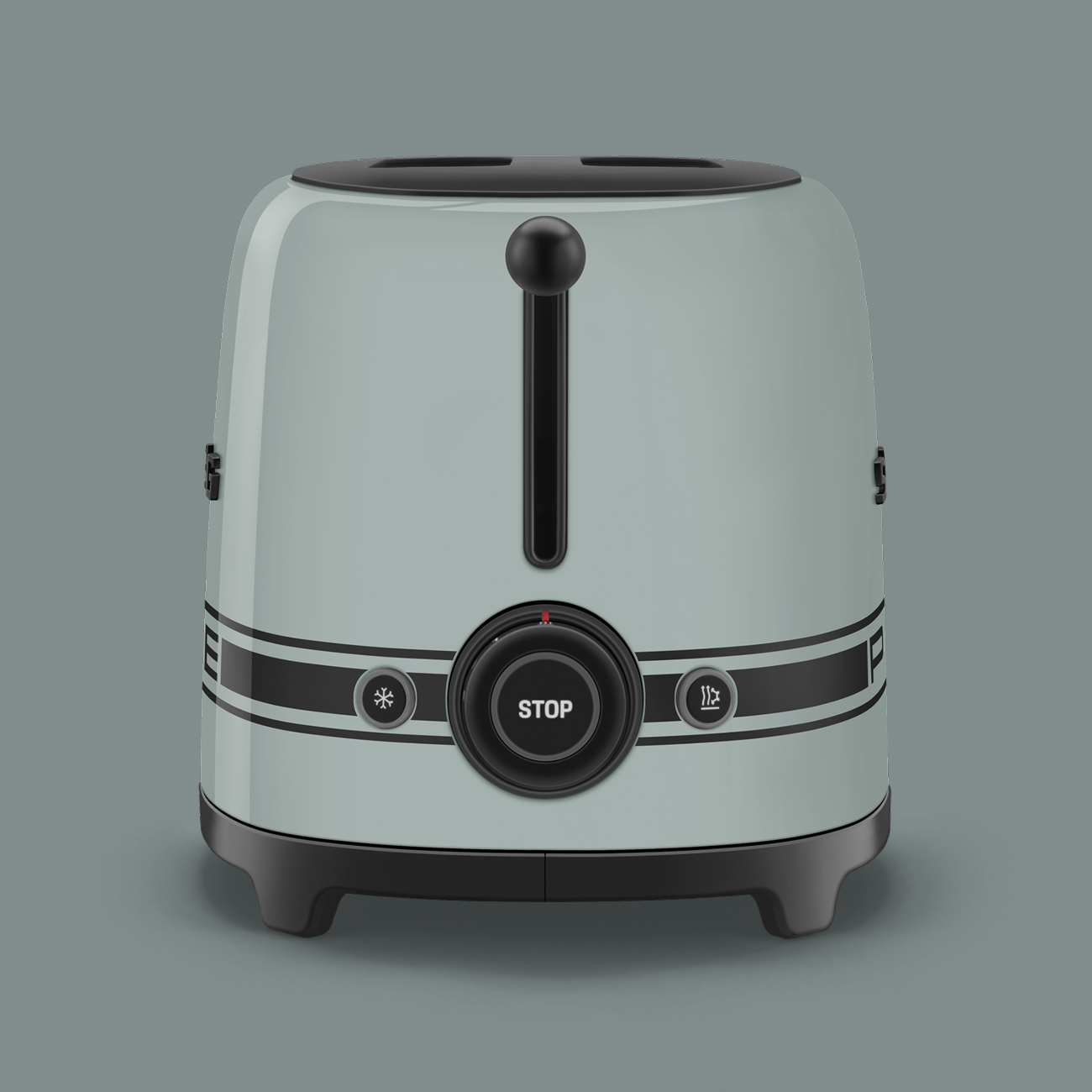 Deutliche Gebrauchsspuren: SMEG x Porsche Toaster Shade Green