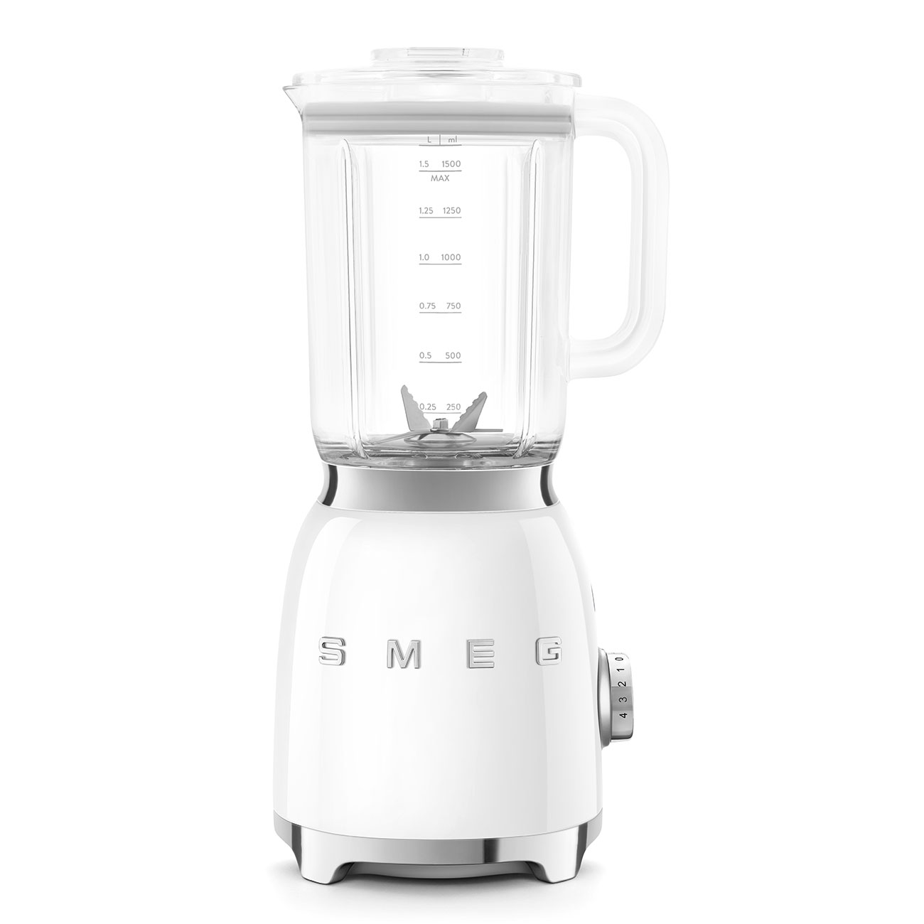 Gebrauchsspuren: SMEG Standmixer 50's Style BLF03WH Weiß