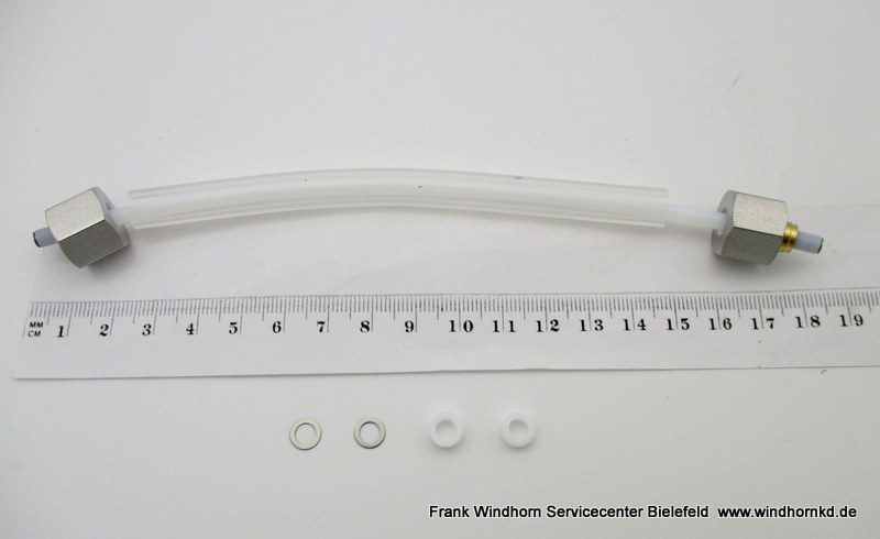 Hose from the steam boiler to the coffee boiler