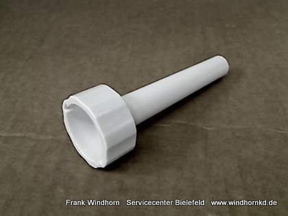Rohr Quirl weiss