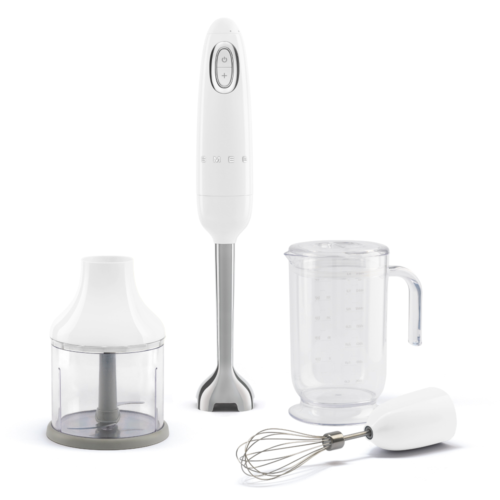 Slight Signs of Use: SMEG 50s-Style Hand Blender, White